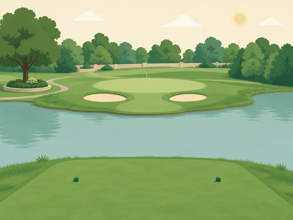 Illustration of Lakeside Golf Course