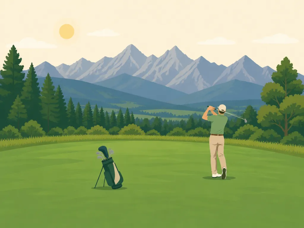 Illustration of Red Lodge Golf Course