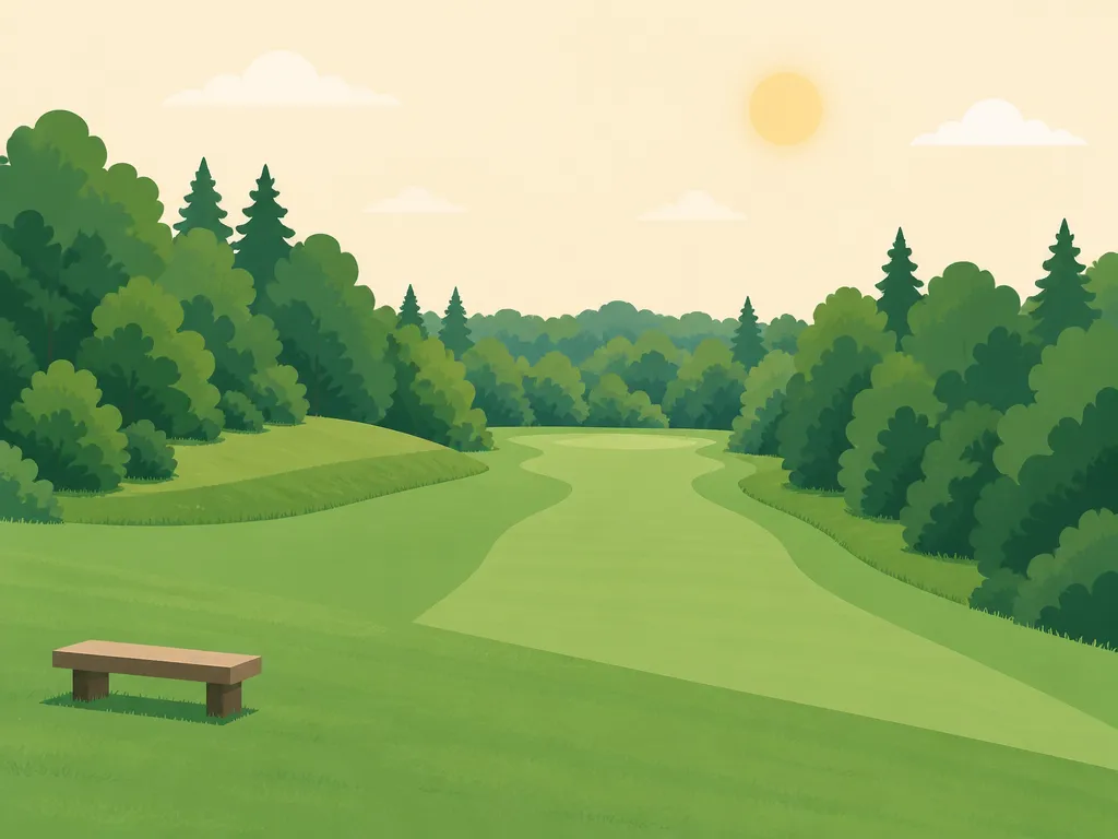 Illustration of Highland Golf Course