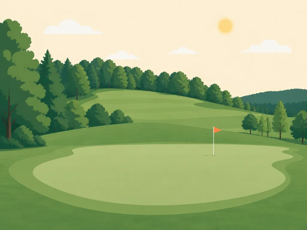 Illustration of Wolf Ridge Golf Course