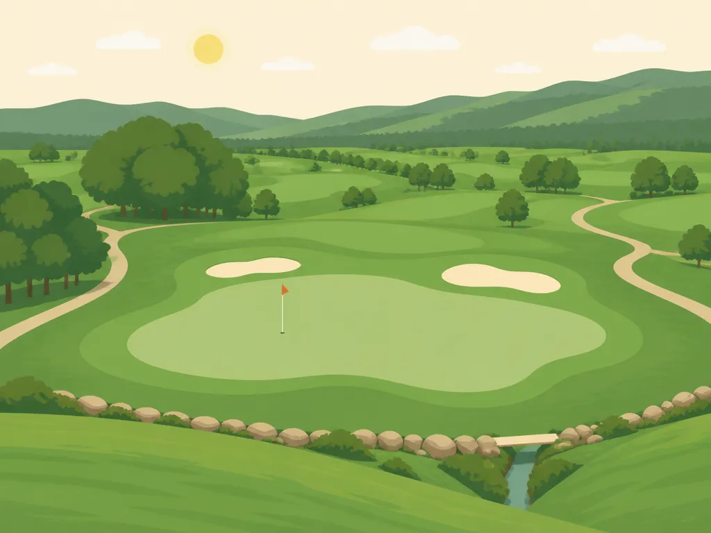 Illustration of Soldier Hollow Golf Course (Silver)