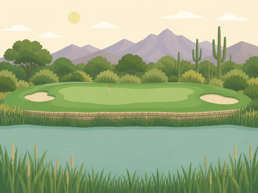 Illustration of Crooked Tree Golf Course