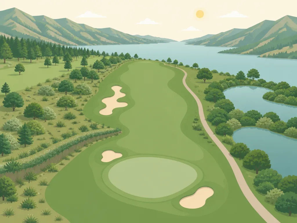Illustration of Mountain Dell Golf Course (Lake)