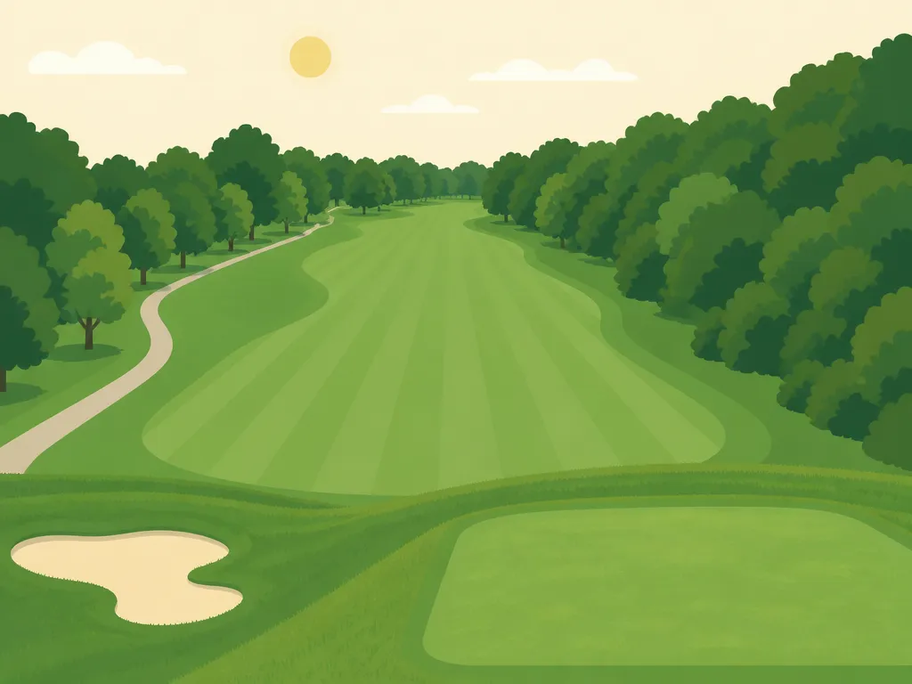 Illustration of La Tourette Golf Course