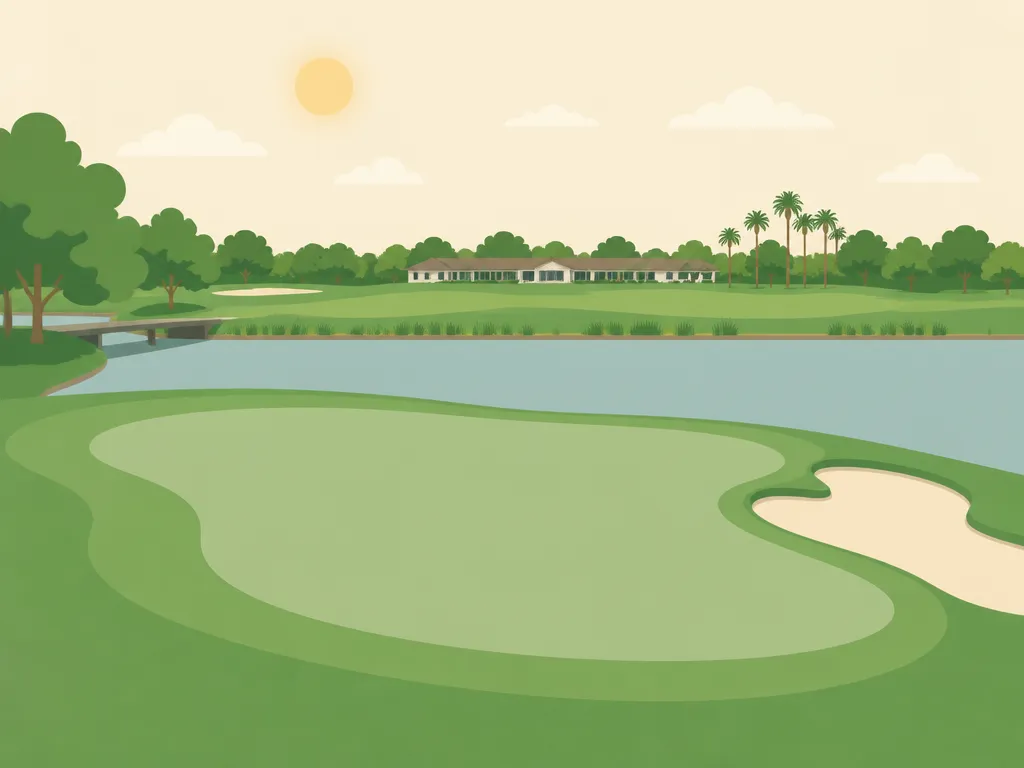 Illustration of Pine Island Ridge Country Club