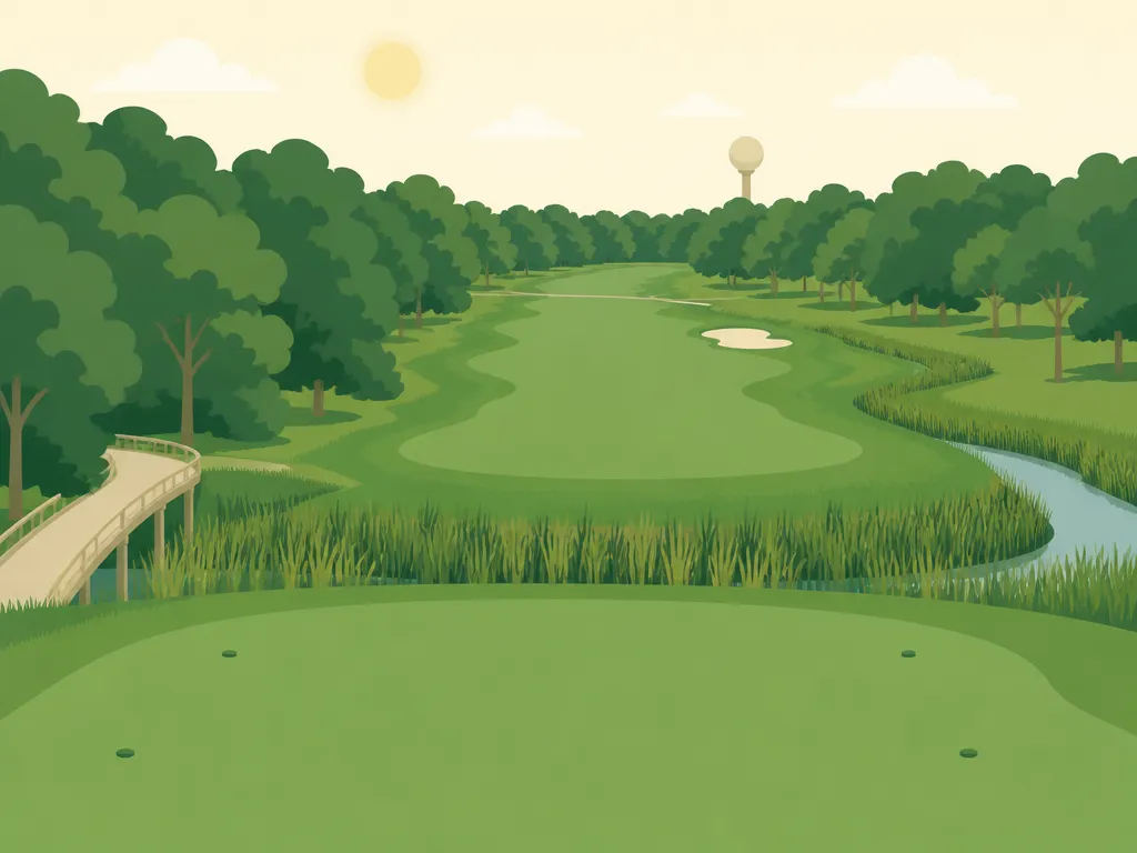 Illustration of Ocean Creek Golf Course