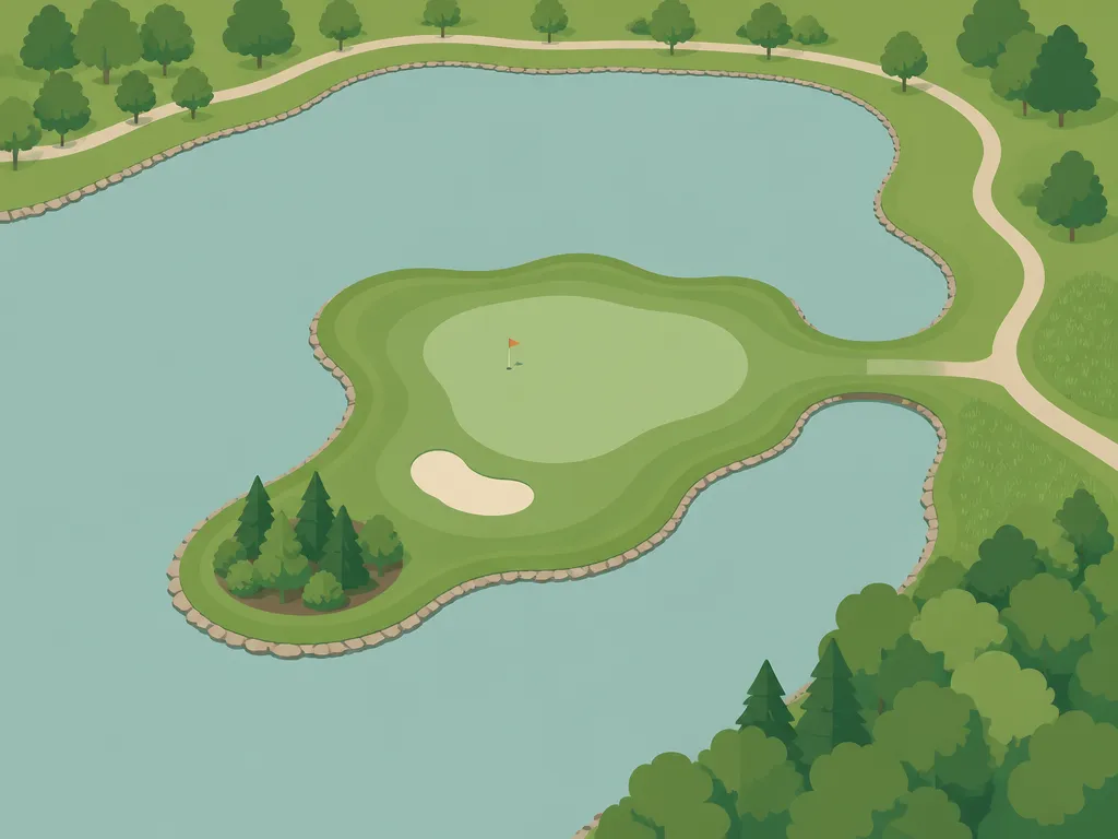 Illustration of Mitchell Golf Club