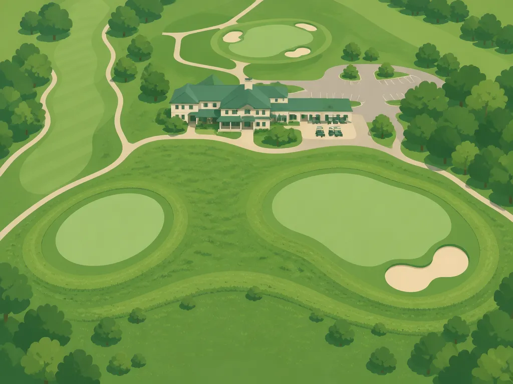 Illustration of Carroll Meadows Golf Course