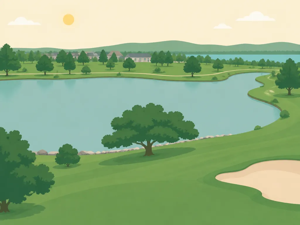Illustration of Harbor Links Golf Course