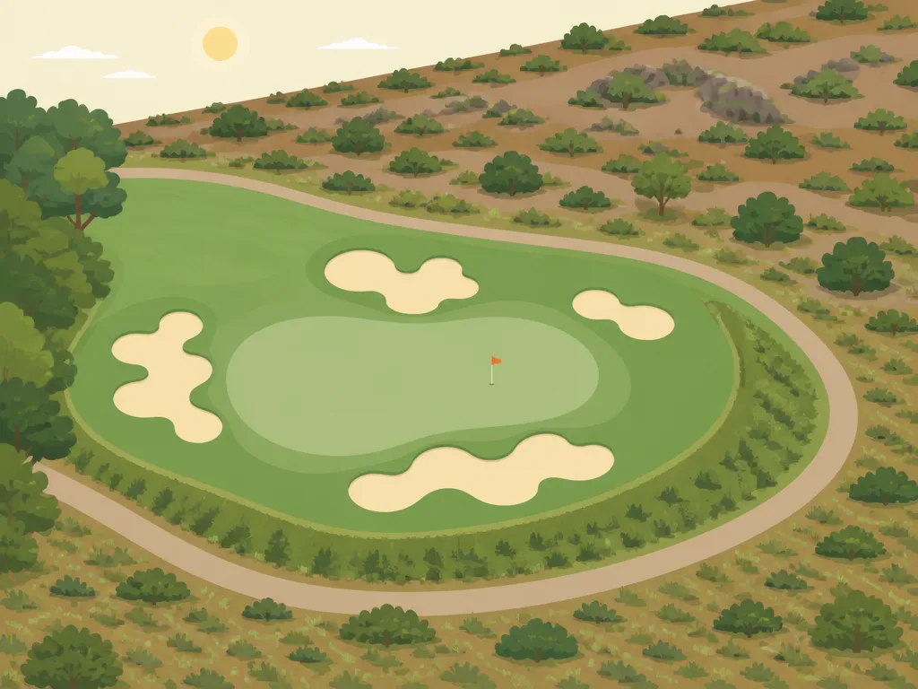 Illustration of Manele Golf Course