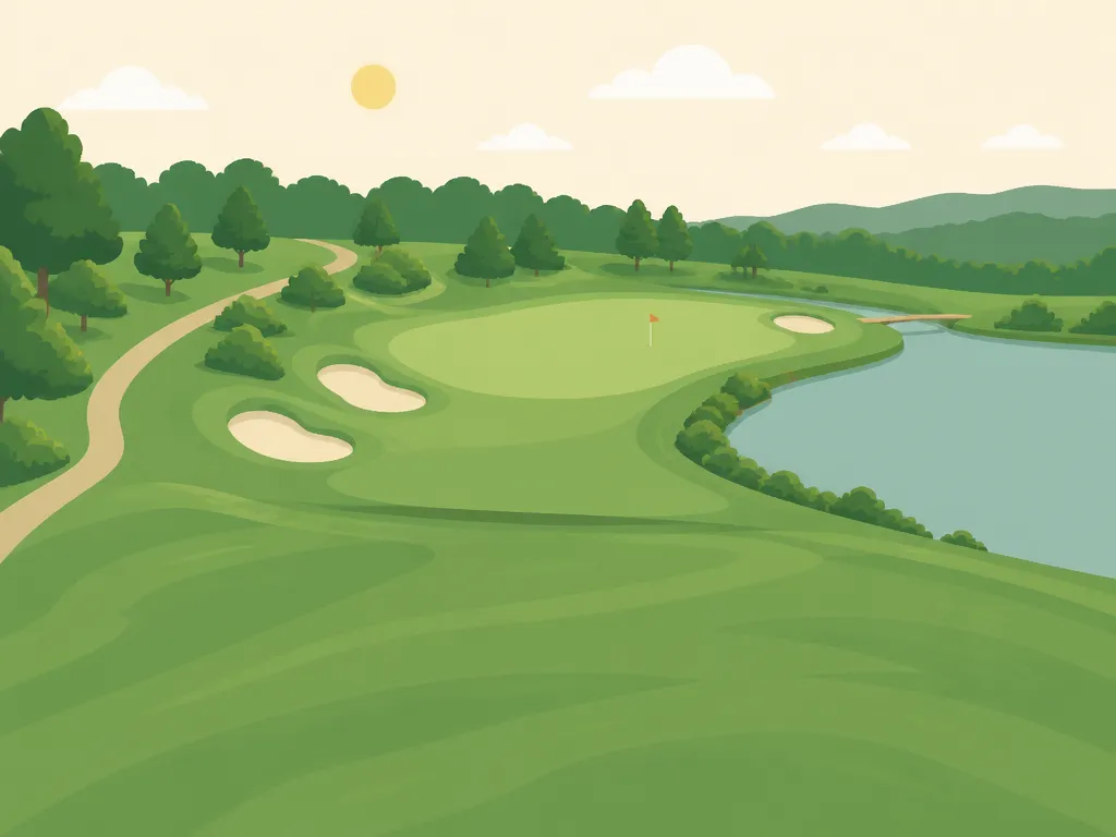 Illustration of Sanctuary Golf Course