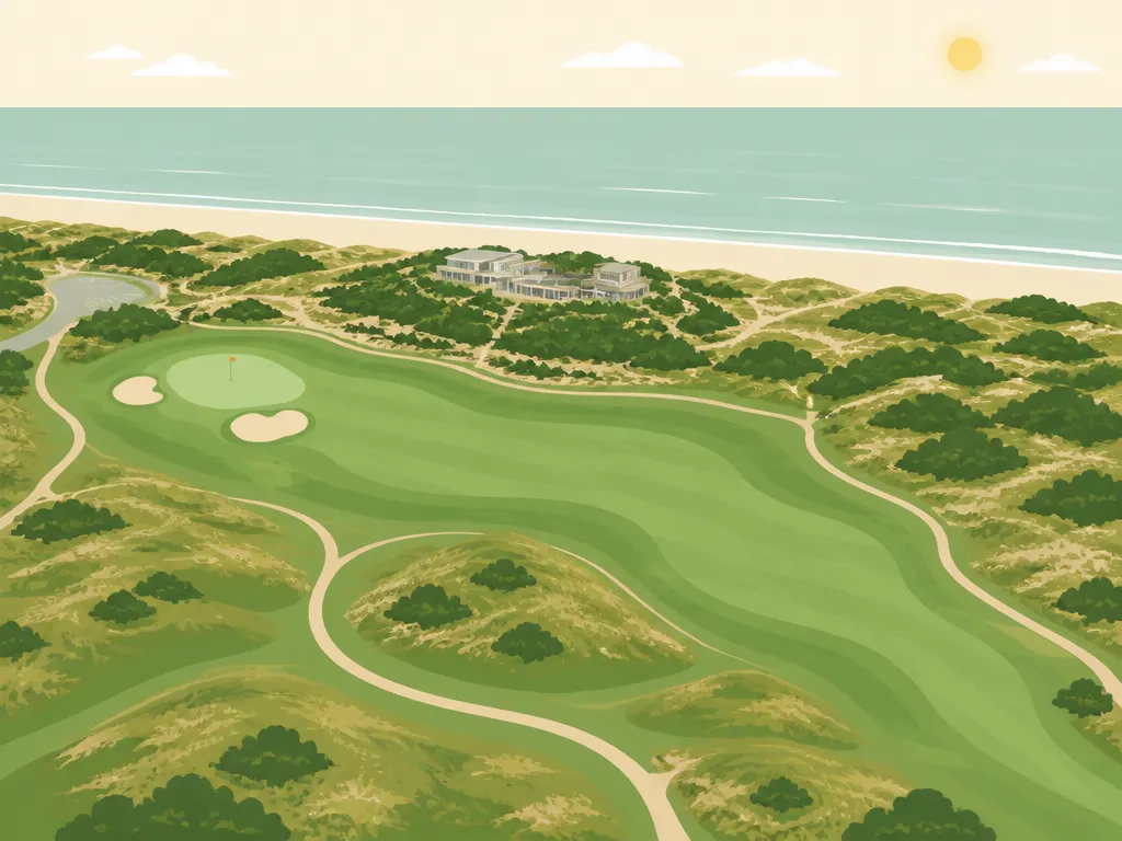 Illustration of Noordwijkse Golfclub