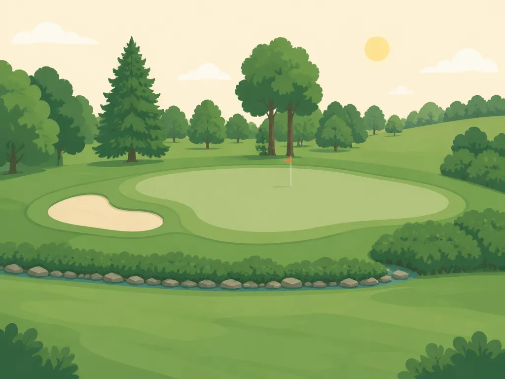 Illustration of Valley View Golf Course
