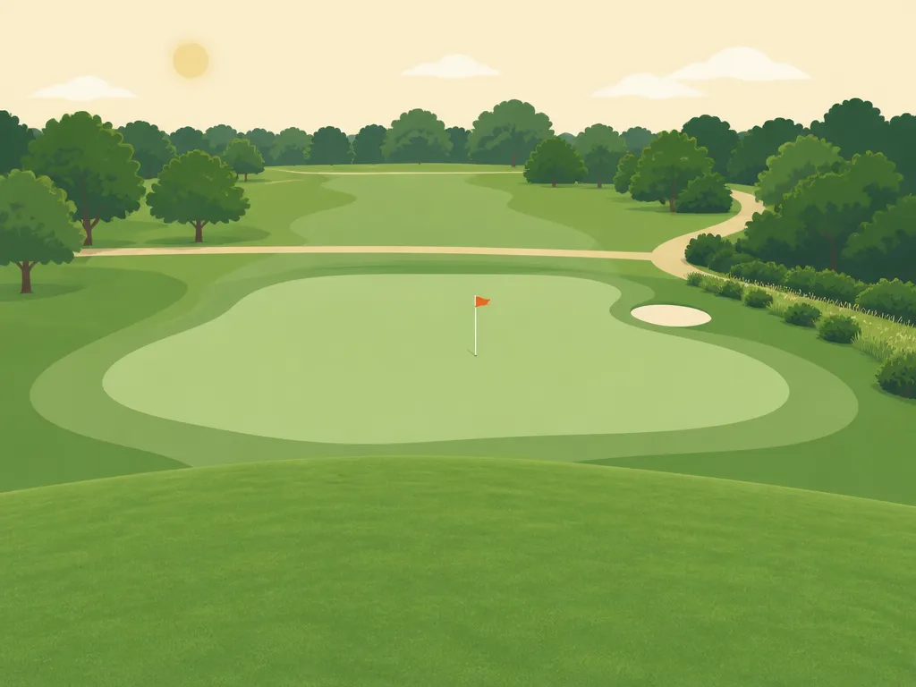 Illustration of Bluebonnet Hill Golf Course