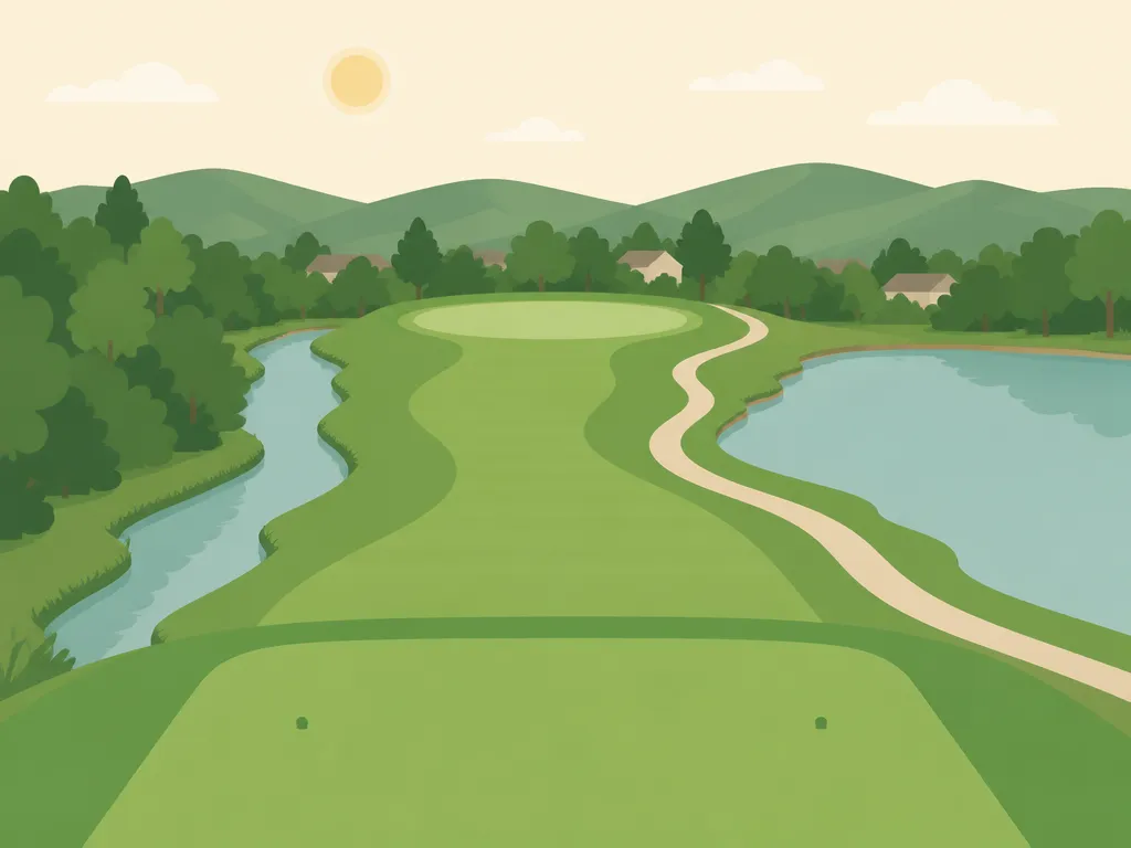 Illustration of Shadow Valley Golf Club