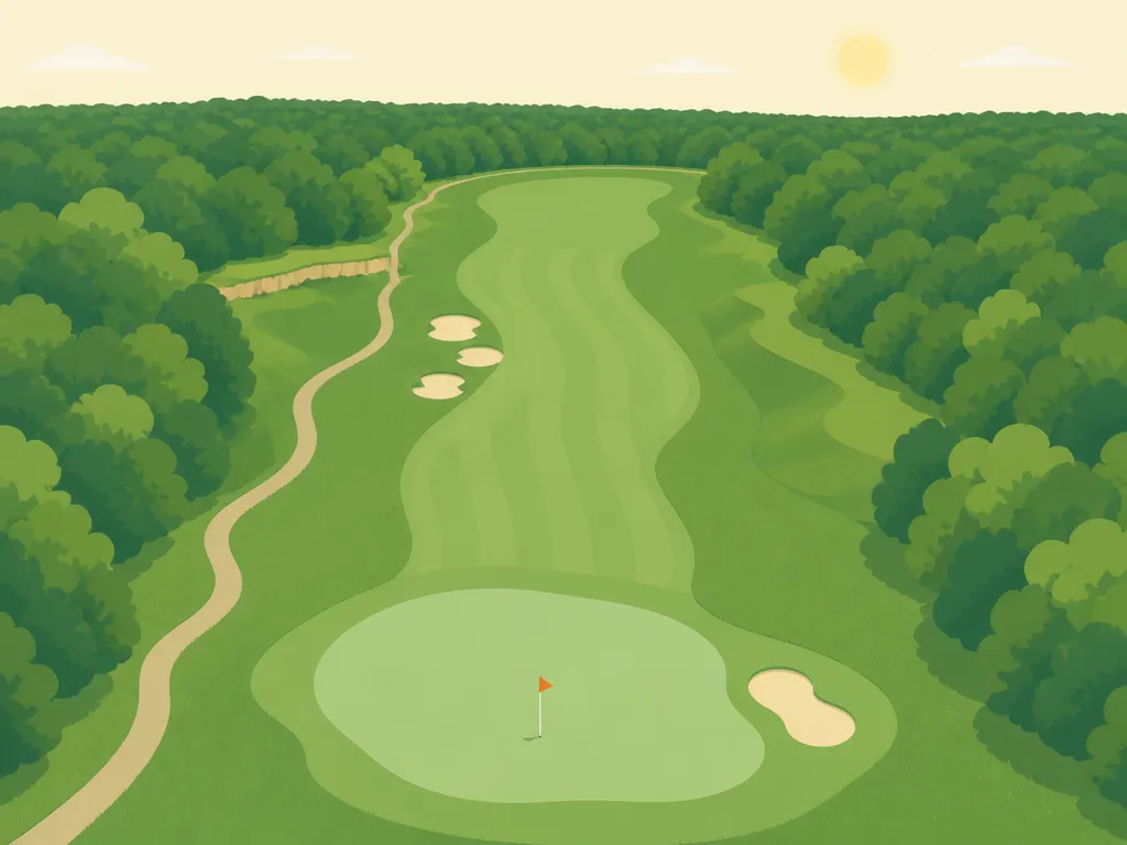Illustration of Timber Ridge Golf Course
