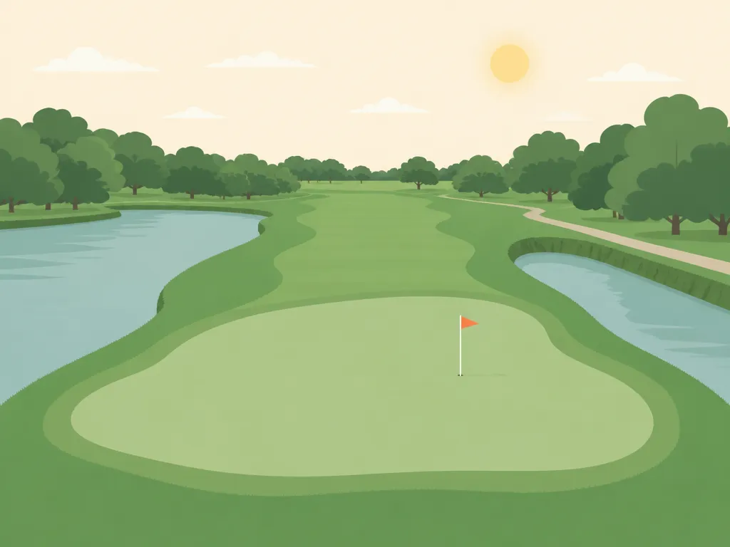 Illustration of Jimmy Clay Golf Course