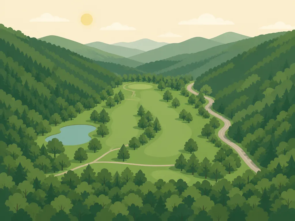 Illustration of Cedar Bend Golf Course