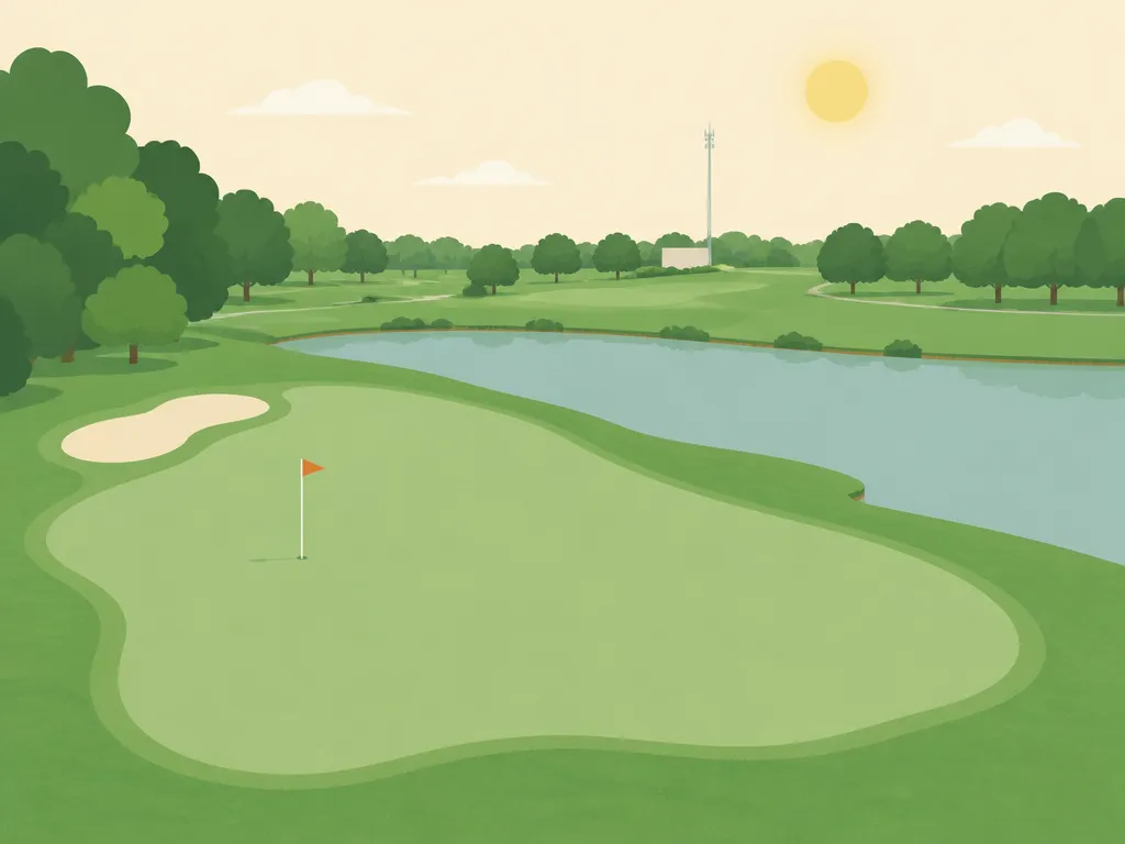 Illustration of Randolph Oaks Golf Course