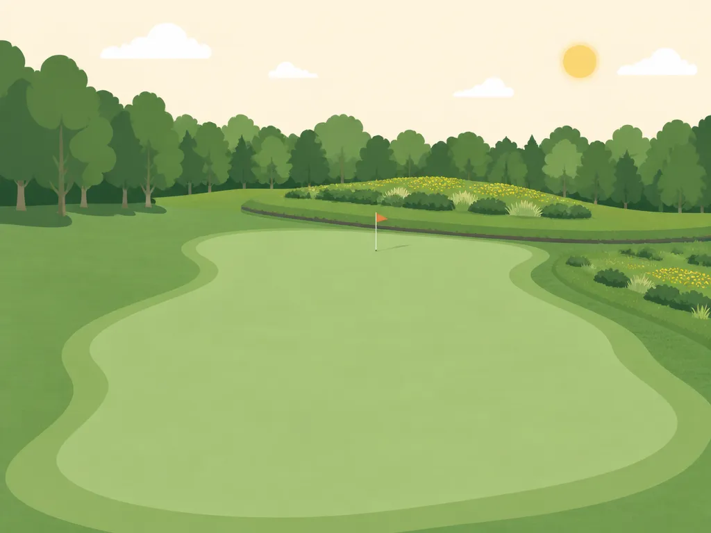 Illustration of Hessel Ridge Golf Course