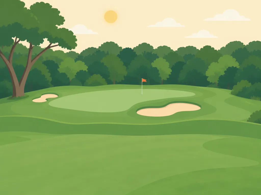 Illustration of Golden Bear Golf Club at Indigo Run
