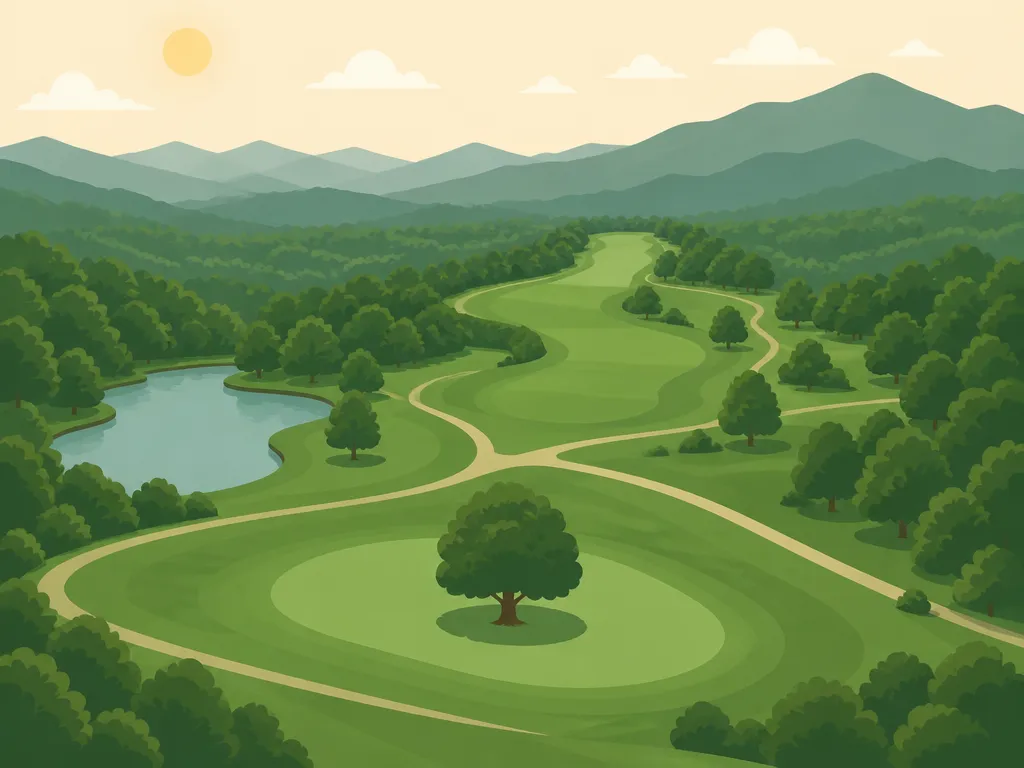 Illustration of Wild Laurel Golf Course