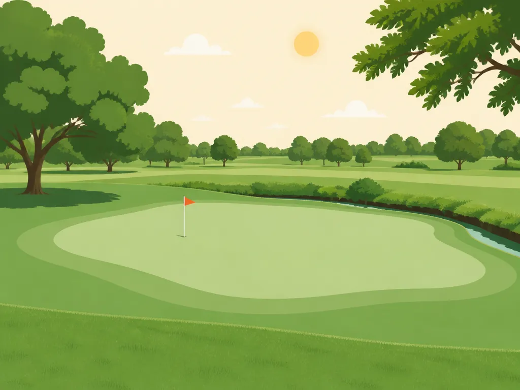 Illustration of Concho Springs Golf Course