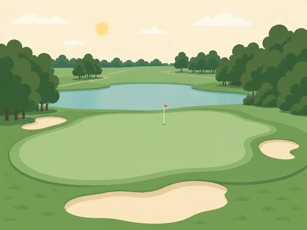 Illustration of Locust Hills Golf Course