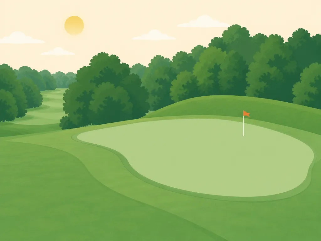 Illustration of Teetering Rocks Golf Course