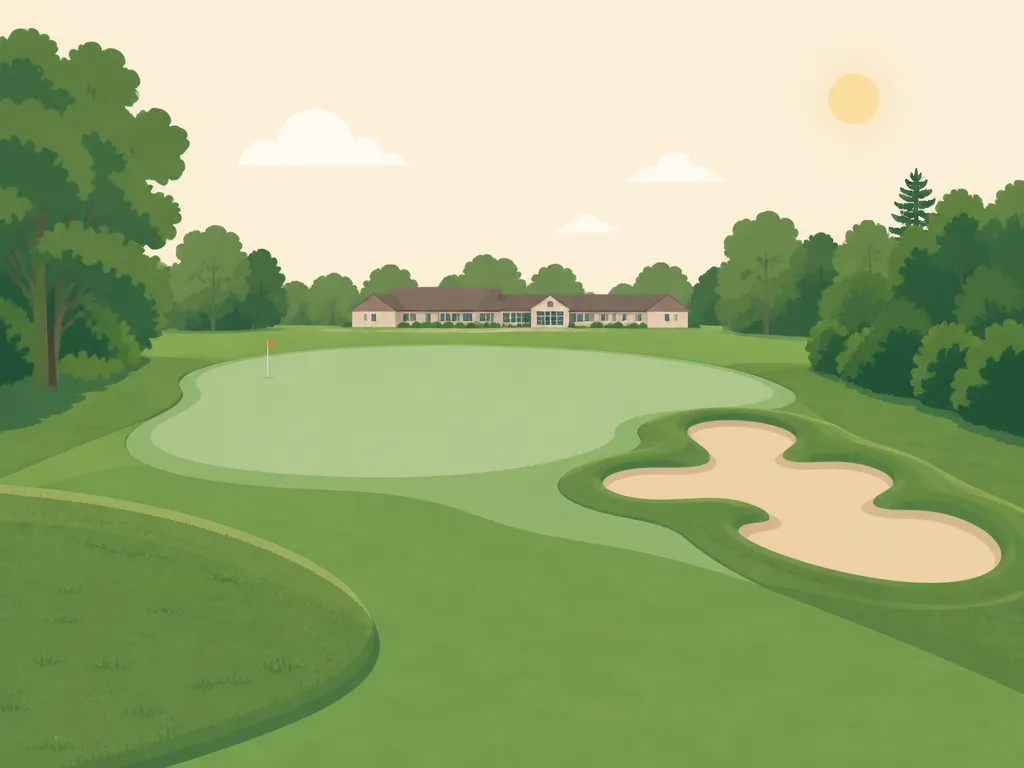 Illustration of Diamond Hawk Golf Course
