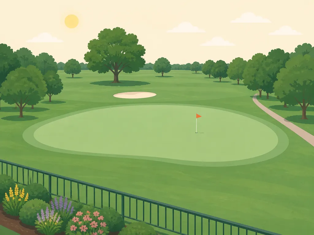 Illustration of Baker Park Golf Course