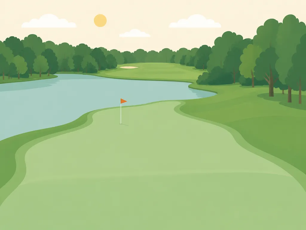 Illustration of River's Edge Golf Club