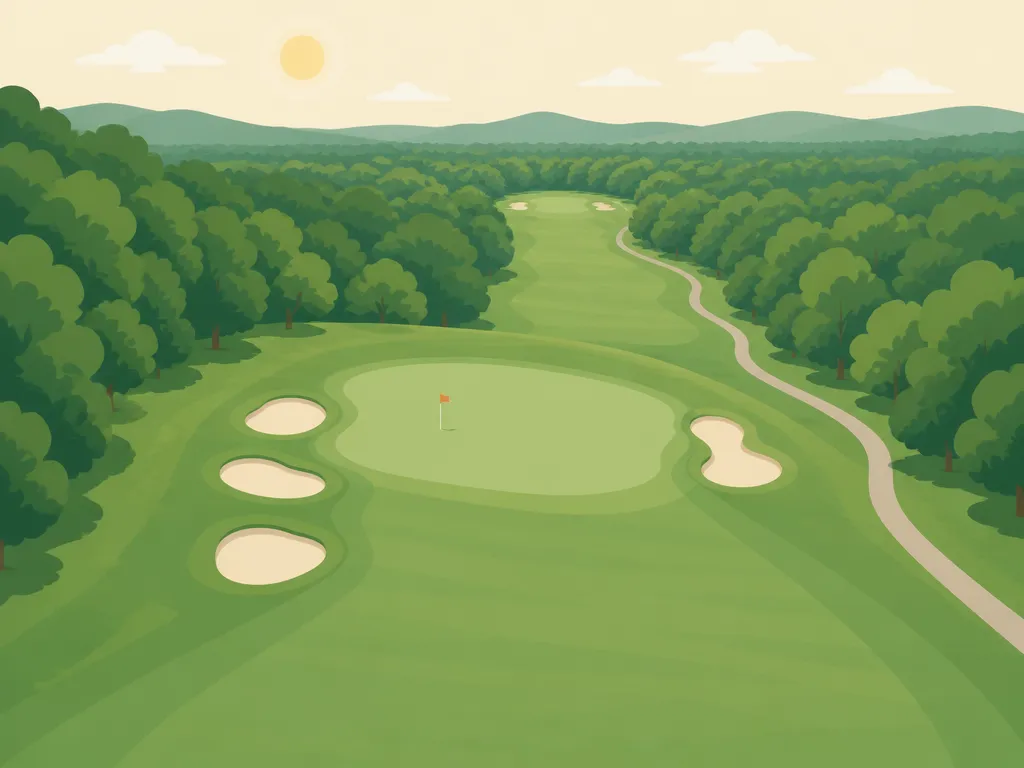 Illustration of Hooper Golf Course