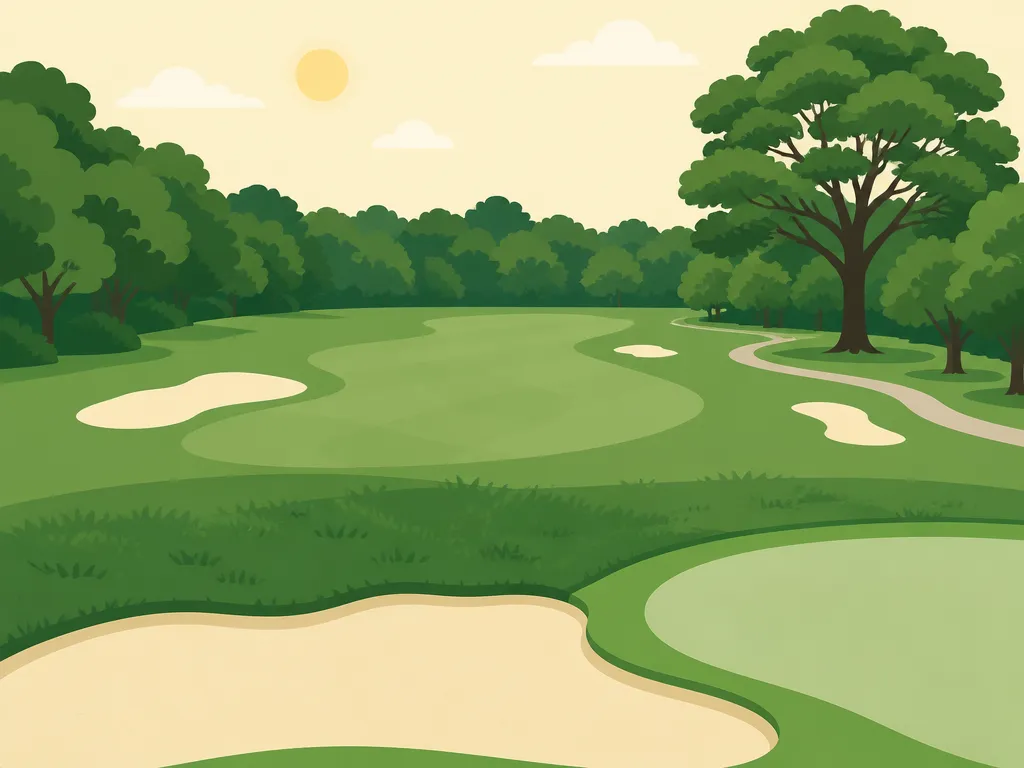 Illustration of Tamarack Golf Course (East)