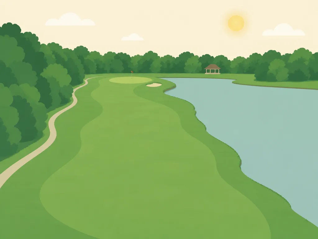 Illustration of The Woodlands Golf Course