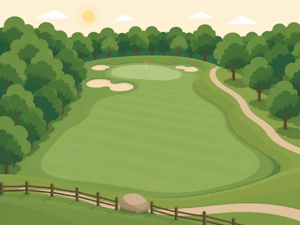 Illustration of Lakewood Golf Course