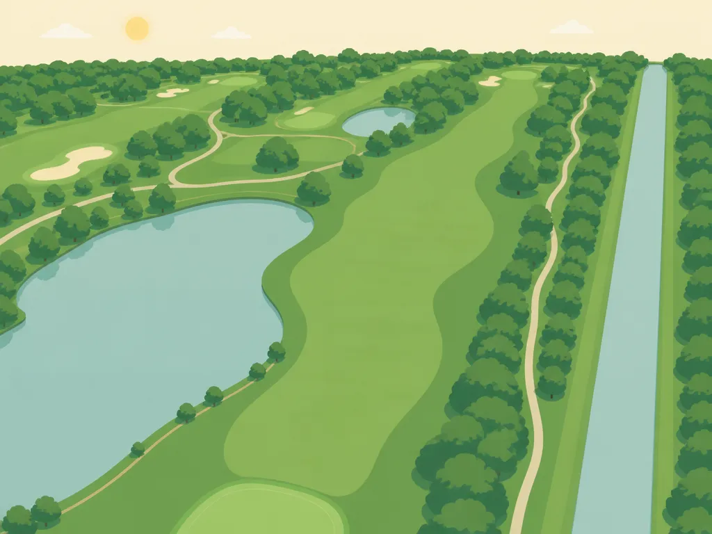 Illustration of Crane's Landing at the Lincolnshire Marriott Resort