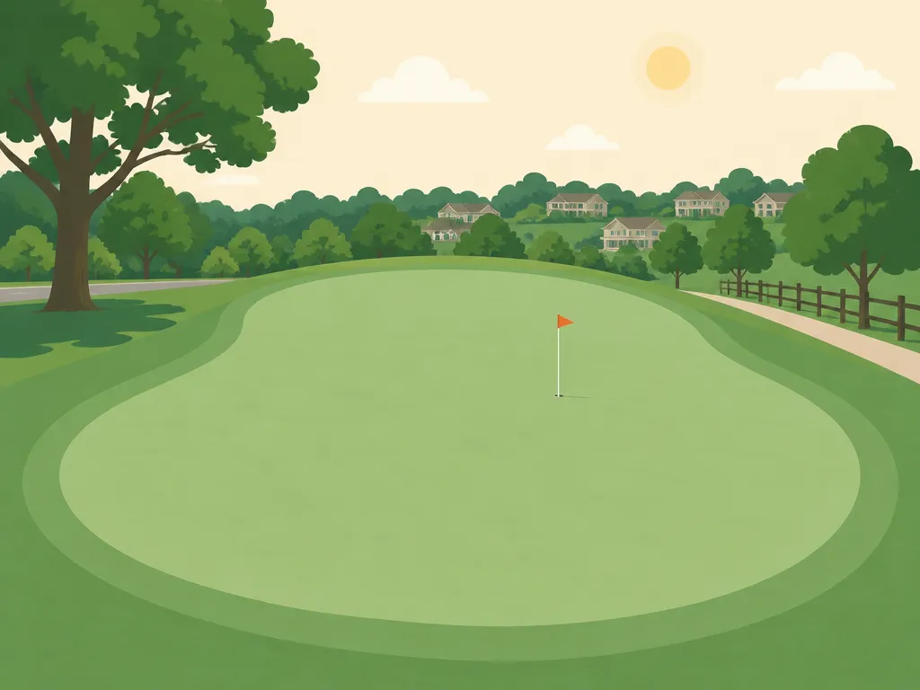 Illustration of Blue Bear Golf Course
