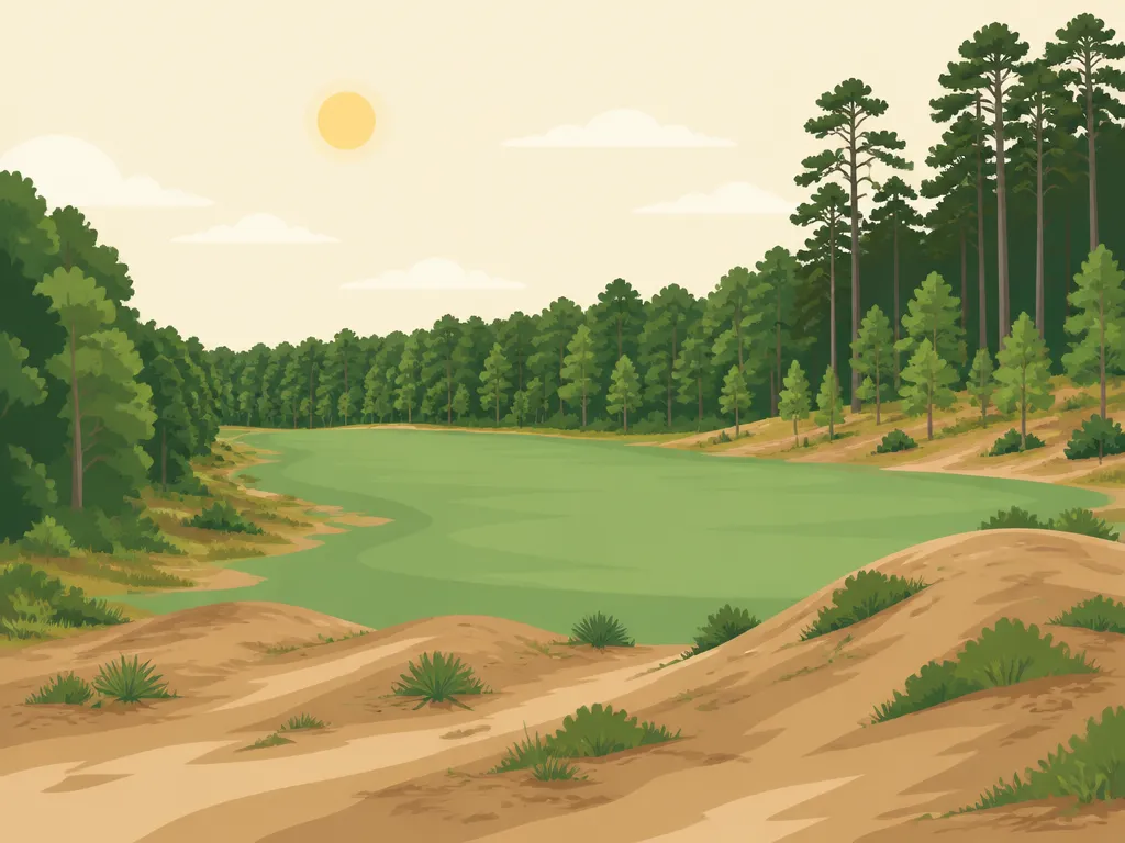 Illustration of Southern Pines Golf Club