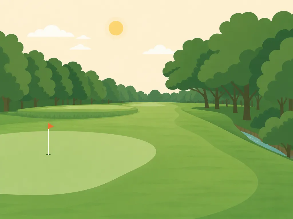 Illustration of Bradford Creek Public Golf Course