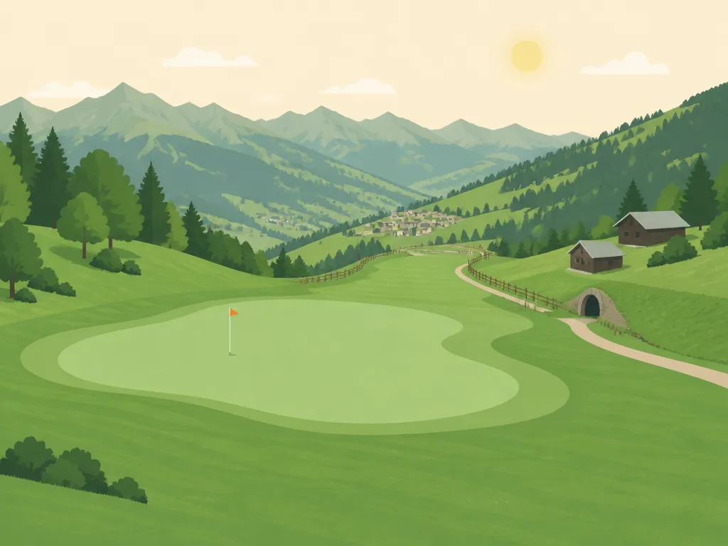 Illustration of Golf Club Verbier (Les Esserts)