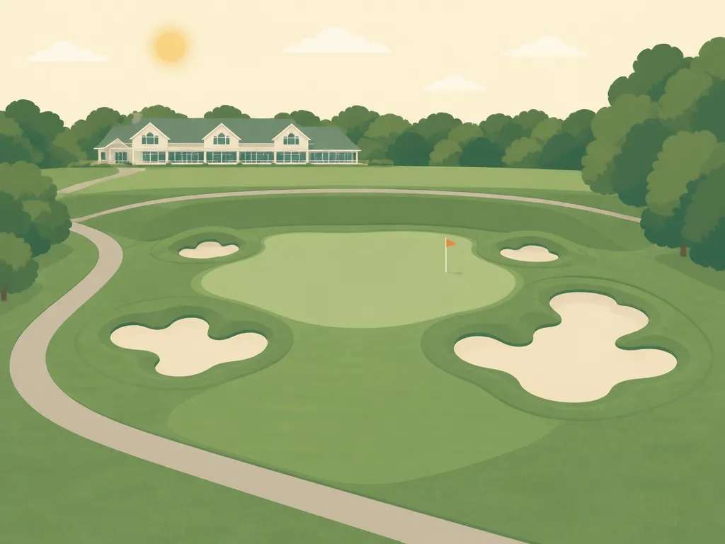 Illustration of Meadow Brook Golf Club