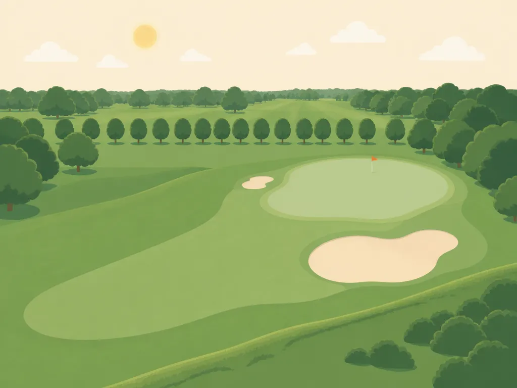 Illustration of Golf De Saint Quentin Mesnil