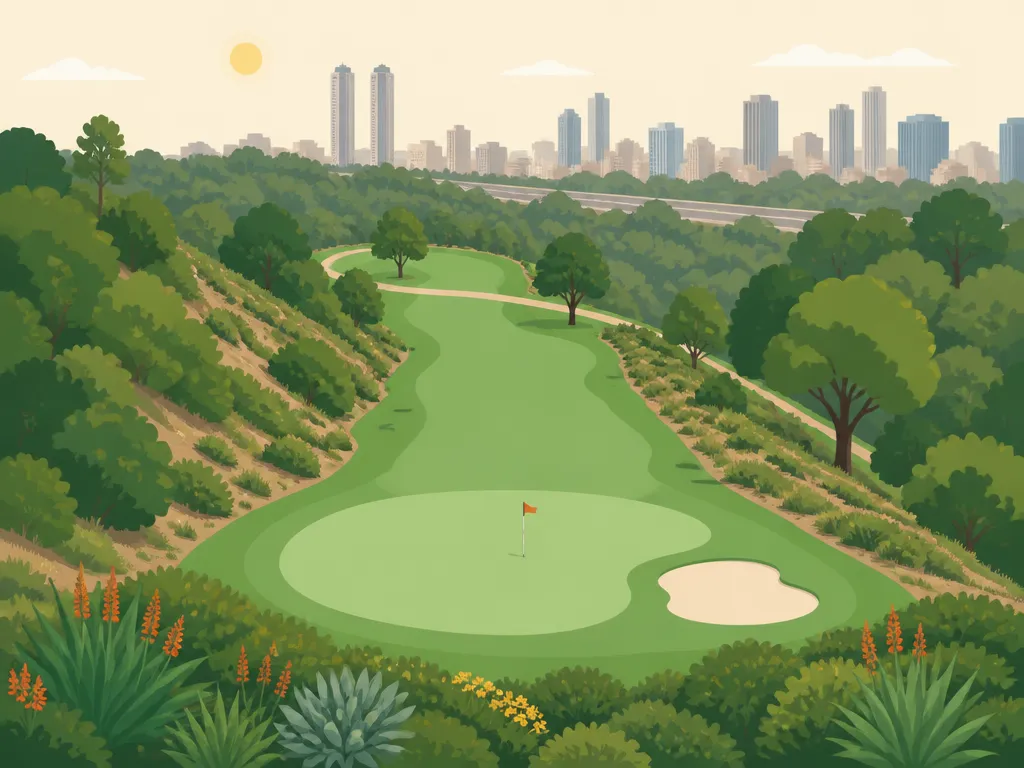 Illustration of Balboa Park Golf Course (18)