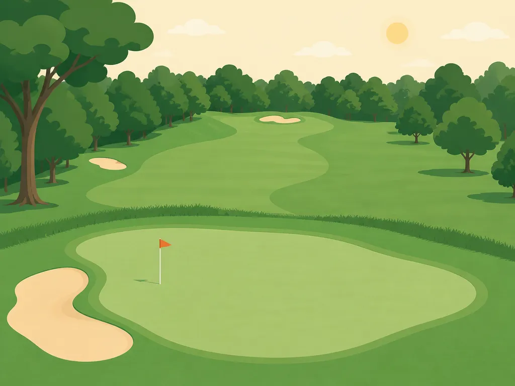 Illustration of Rancho del Pueblo Golf Course