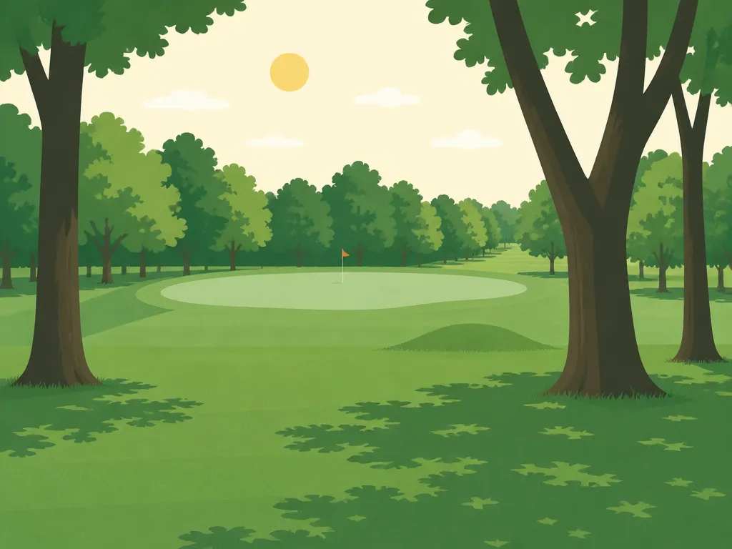 Illustration of The Orchards Executive Golf Course