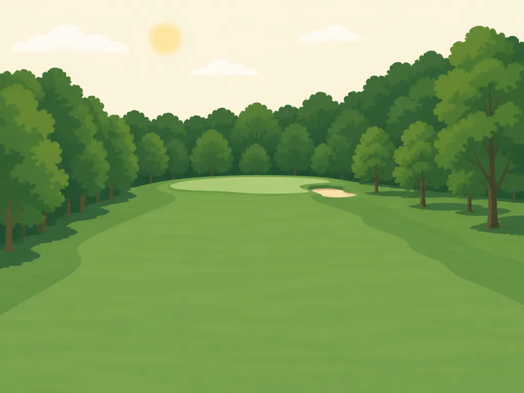 Illustration of Davy Crockett Park Golf Club