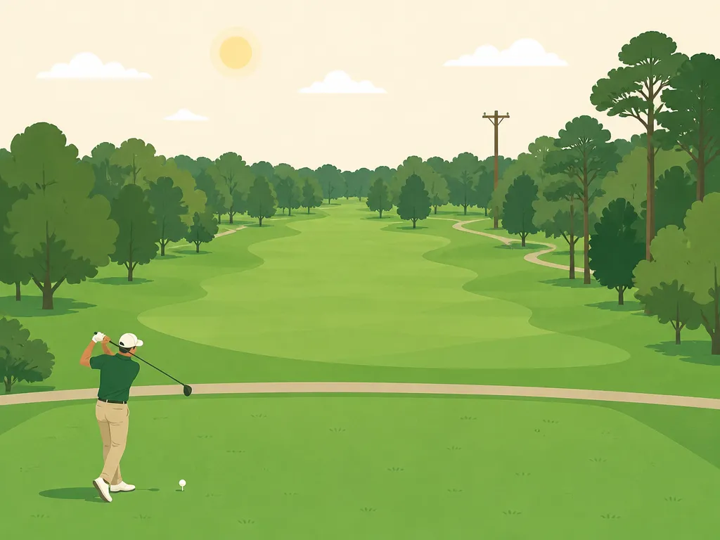 Illustration of Lakeview Golf Course