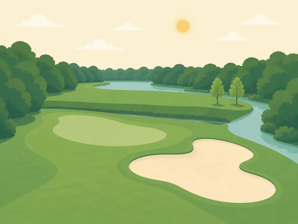Illustration of Golfanlage Düsseldorf-Grafenberg