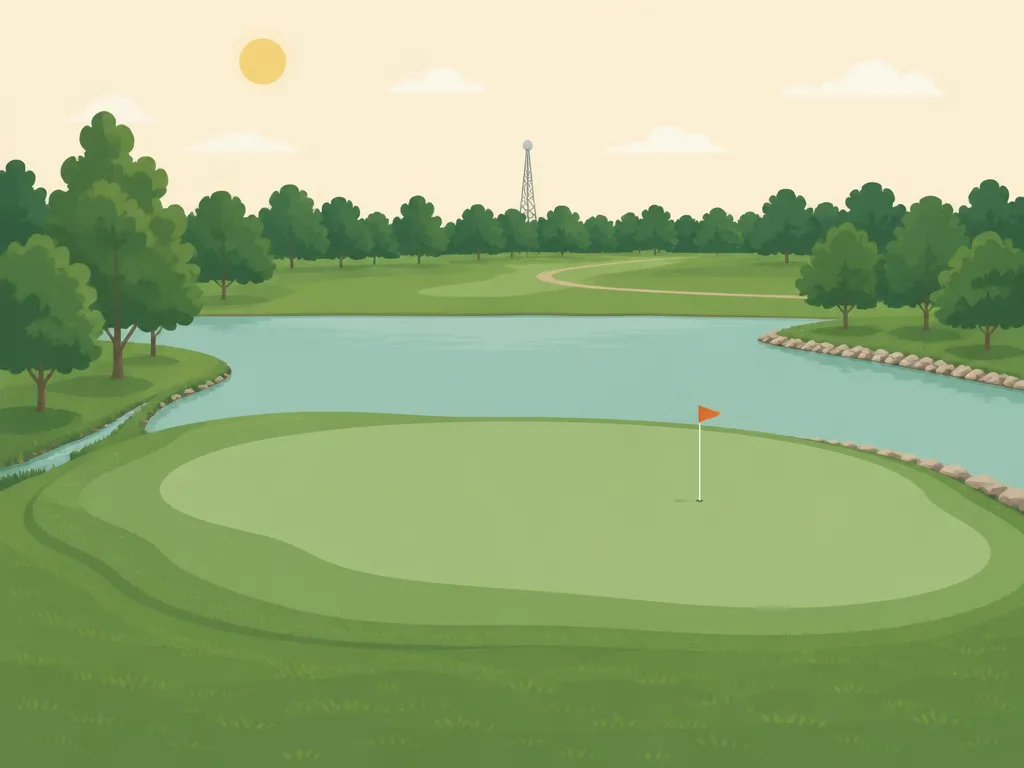 Illustration of The City of Russell Municipal Golf Course